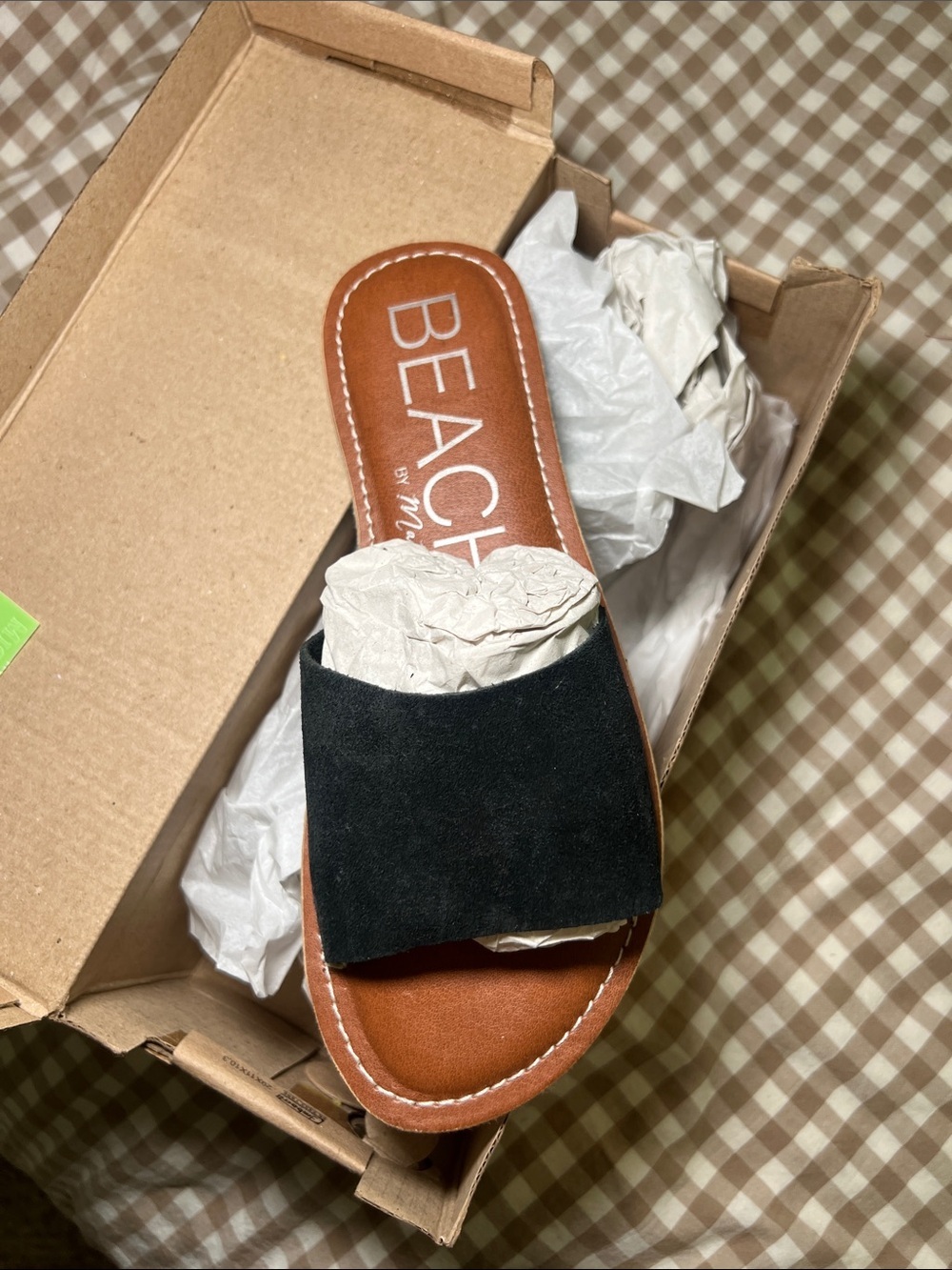 Beach by Matisse Cabana Black Suede Sandals